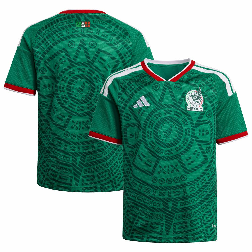 Mexico National Team Youth FIFA x World Cup 2026 Home Replica Jersey Green