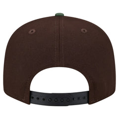 Pittsburgh Steelers Adult Burnt Wood Camo 9FIFTY Snapback Hat Dark Brown