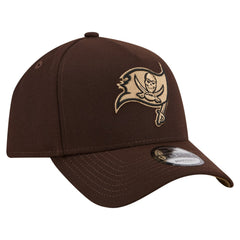 Tampa Bay Buccaneers New Era Burnt Wood A-Frame 9FORTY Adjustable Hat Dark Brown