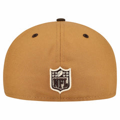 Dallas Cowboys New Era Two-Tone Walnut 59FIFTY Fitted Hat Light Brown/Dark Brown