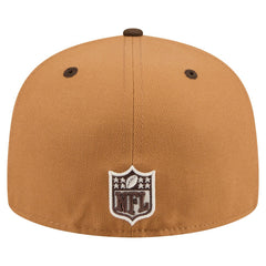 Atlanta Falcons New Era Two-Tone Walnut 59FIFTY Fitted Hat Light Brown/Dark Brown