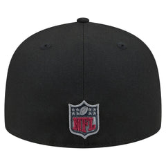 Washington Commanders New Era Color Pop 59FIFTY Fitted Hat Black