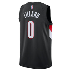 NBA Damian Lillard Portland Trail Blazers Unisex Swingman Player Jersey sale - Icon Editi- Black