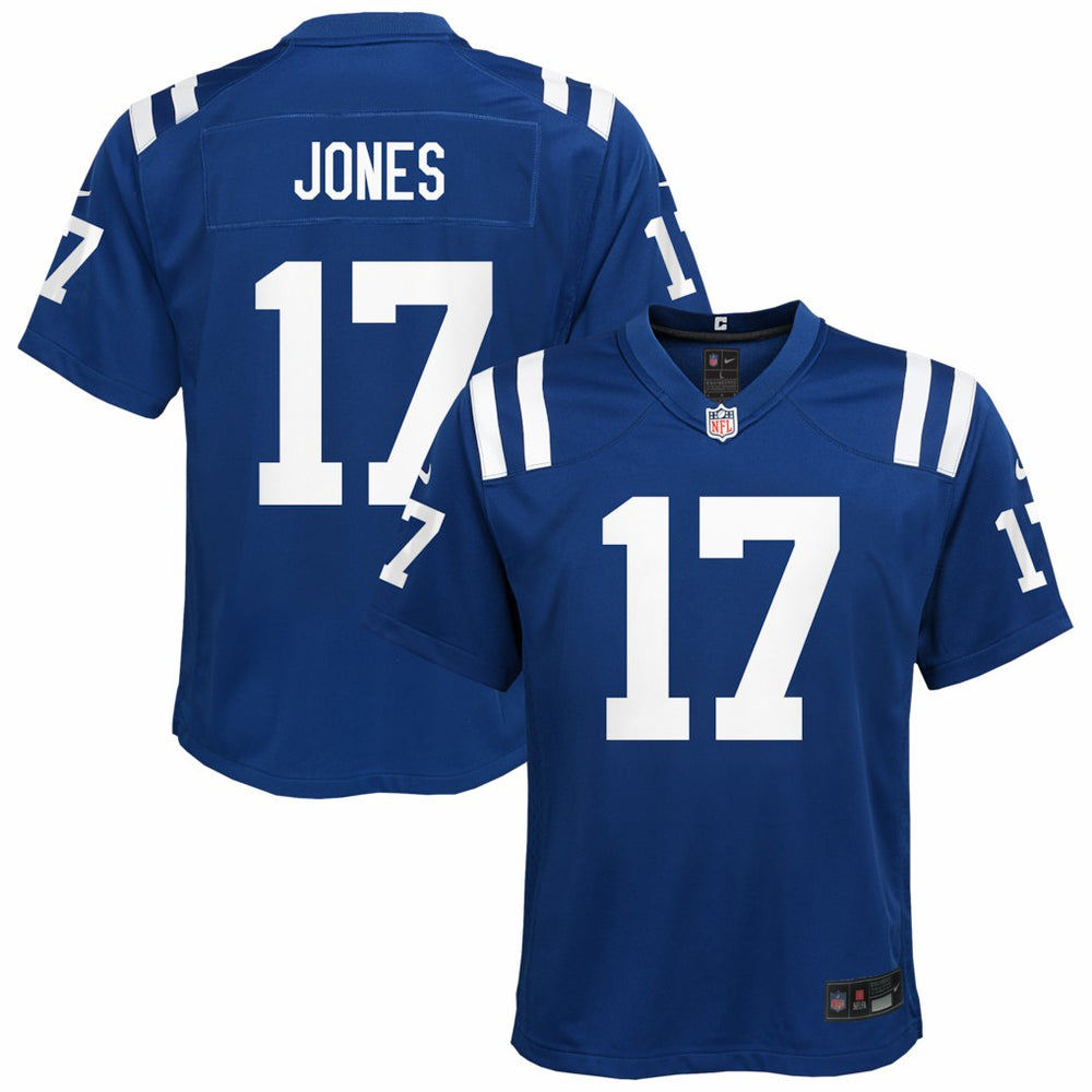NFL Daniel Jones Indianapolis Colts Youth Alternate 2 Game Jersey - Royal
