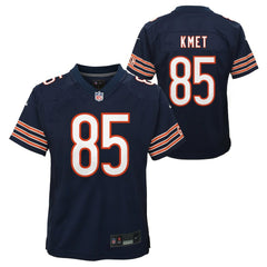 NFL Cole Kmet Chicago Bears Youth Team Game Jersey - Navy