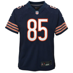 Cole Kmet Chicago Bears Youth Team Game Jersey Navy