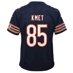NFL Cole Kmet Chicago Bears Youth Team Game Jersey - Navy