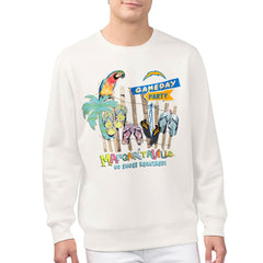 Los Angeles Chargers Margaritaville Gameday Party Fleece Sweatshirt Cream