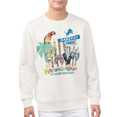 Detroit Lions Margaritaville Gameday Party Fleece Sweatshirt Cream