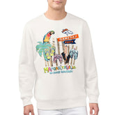Denver Broncos Margaritaville Gameday Party Fleece Sweatshirt Cream