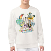 Green Bay Packers Margaritaville Gameday Party Fleece Sweatshirt Cream