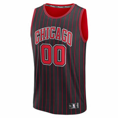 NBA Chicago Bulls Fastbreak Custom Jersey sale - Statement Editi- Black