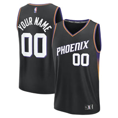 NBA Phoenix Suns Fastbreak Custom Jersey - Statement Edition - Black