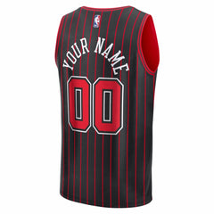 NBA Chicago Bulls Youth Fastbreak Custom Jersey sale - Statement Editi- Black