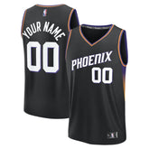 NBA Phoenix Suns Youth Fastbreak Custom Jersey - Statement Edition - Black