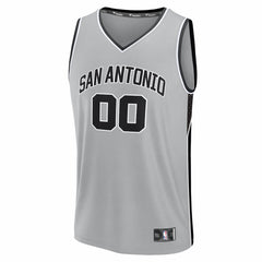 NBA San Antonio Spurs Youth Fastbreak Custom Jersey - Statement Edition - Silver