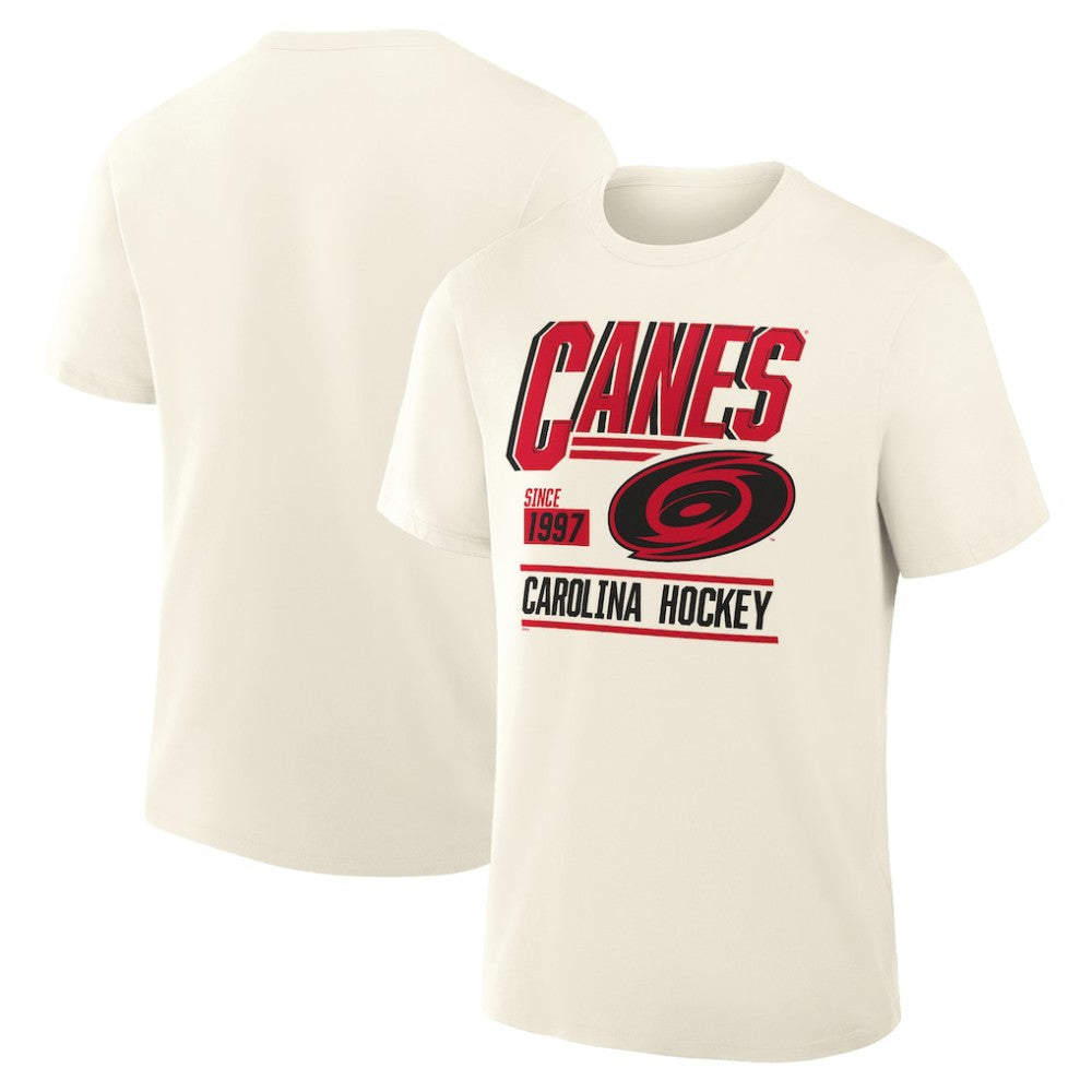 NHL Carolina Hurricanes Fanatics Male Legacy T-Shirt - Cream