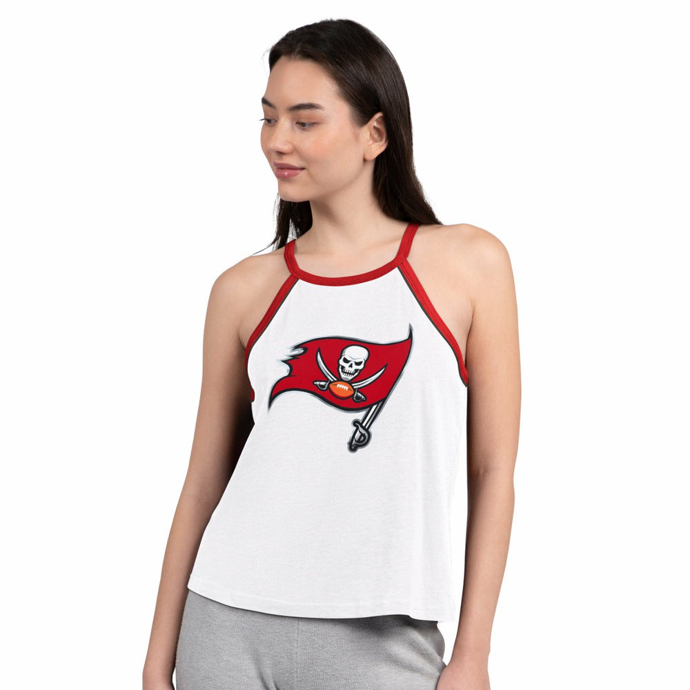 Tampa Bay Buccaneers G-III 4Her by Carl Banks Women's Redemption Win Slub Tank Top White