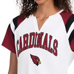 Arizona Cardinals Starter Women's Game On Notch Neck T-Shirt White