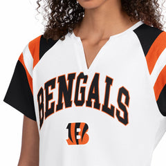 Cincinnati Bengals Starter Women's Game On Notch Neck T-Shirt White