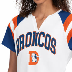 Denver Broncos Starter Women's Game On Notch Neck T-Shirt White