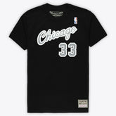 Scottie Pippen Chicago Bulls Unisex Hardwood Classics Reload 3.0 T-Shirt Black