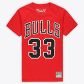 Scottie Pippen Chicago Bulls Unisex Hardwood Classics Name & Number T-Shirt Red