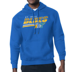 NHL St. Louis Blues Starter Logo Push Fleece Hoodie - Blue