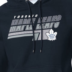 NHL Toronto Maple Leafs Starter Logo Push Fleece Hoodie - Blue