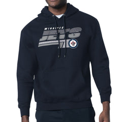 NHL Winnipeg Jets Starter Logo Push Fleece Hoodie - Navy