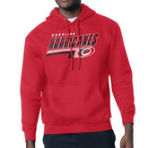 NHL Carolina Hurricanes Starter Logo Push Fleece Hoodie - Red