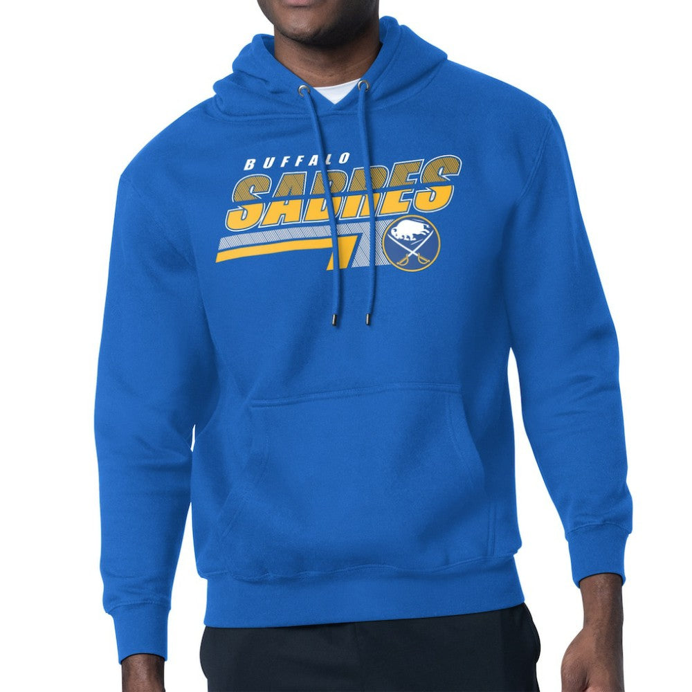 NHL Buffalo Sabres Starter Logo Push Fleece Hoodie - Royal