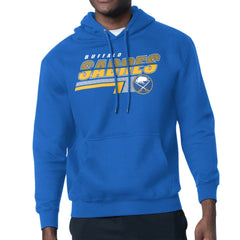 NHL Buffalo Sabres Starter Logo Push Fleece Hoodie - Royal