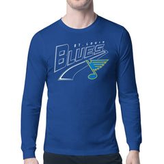 NHL St. Louis Blues Starter Modern Tailsweep Long Sleeve T-Shirt - Blue