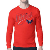 NHL Washington Capitals Starter Modern Tailsweep Long Sleeve T-Shirt - Red