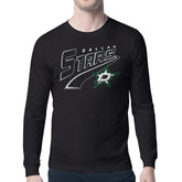 NHL Dallas Stars Starter Modern Tailsweep Long Sleeve T-Shirt - Black