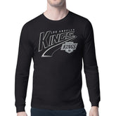 NHL Los Angeles Kings Starter Modern Tailsweep Long Sleeve T-Shirt - Black
