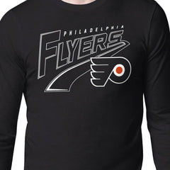 NHL Philadelphia Flyers Starter Modern Tailsweep Long Sleeve T-Shirt - Black