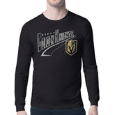 NHL Vegas Golden Knights Starter Modern Tailsweep Long Sleeve T-Shirt - Black