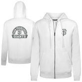 San Francisco Giants Levelwear Podium Banner Arch Full-Zip Hoodie - White Hoodies