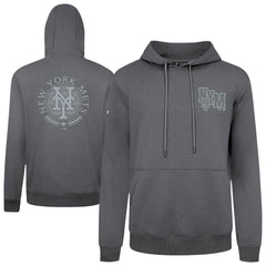 New York Mets Levelwear Podium Valiant Hoodie - Gray Hoodies