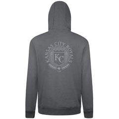 Kansas City Royals Levelwear Podium Grain Hoodie - Gray Hoodies