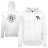 Miami Marlins Levelwear Podium Grain Hoodie - White Hoodies