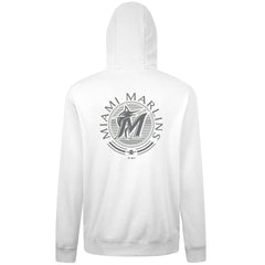 Miami Marlins Levelwear Podium Grain Hoodie - White Hoodies