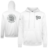 San Diego Padres Levelwear Podium Grain Hoodie - White Hoodies