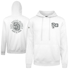 San Diego Padres Levelwear Podium Grain Hoodie - White Hoodies