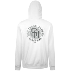 San Diego Padres Levelwear Podium Grain Hoodie - White Hoodies