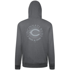 Cincinnati Reds Levelwear Podium Grain Hoodie - Gray Hoodies