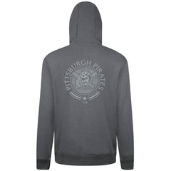 Pittsburgh Pirates Levelwear Podium Grain Hoodie - Gray Hoodies