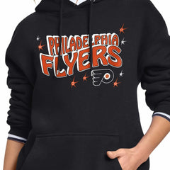 NHL Philadelphia Flyers Starter Women's Fireworks Fleece Hoodie - Black